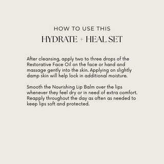HYDRATE + HEAL SET