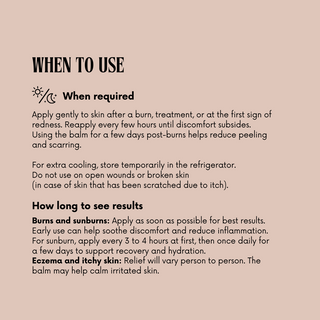 BURN + ITCH SOOTHING BALM